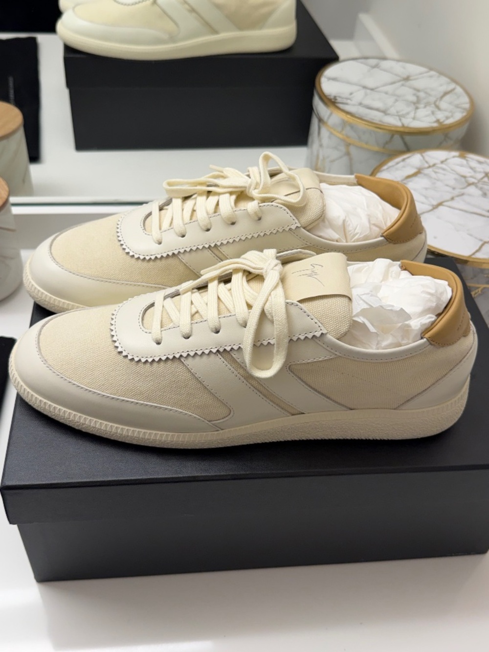 Brand New Giuseppe Zanotti GZ League lace-up low-top sneakers